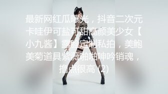 最新网红瓜曝光，抖音二次元卡哇伊可盐可甜高颜美少女【小九酱】露脸定制私拍，美鲍美菊道具紫薇啪啪呻吟销魂，撸点很高 (2)