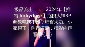 极品流出❤️❤️2024年【推特 luckydog7】泡良大神3P调教艳遇不断，肥臀大奶、小家碧玉，叫声淫荡，精彩内容看图 (11)