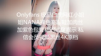 Onlyfans 极品白虎网红小姐姐NANA裸色高跟鞋加肉丝加紫色包臀裙的试穿展示 私信会员视频黑丝4K原档